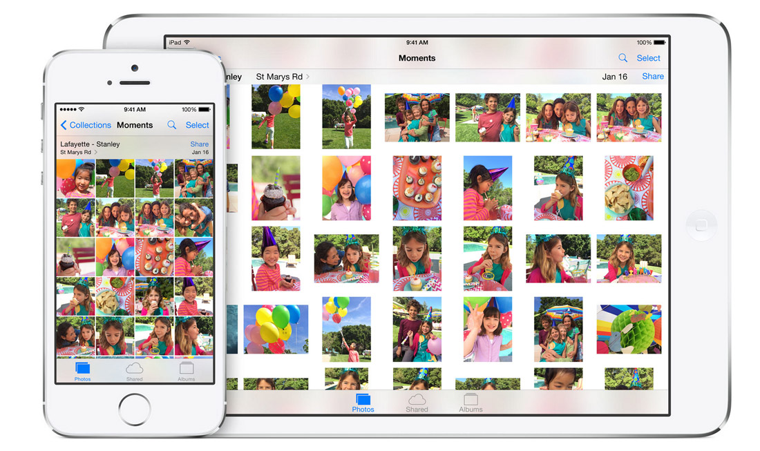 iOS 8 Foto App