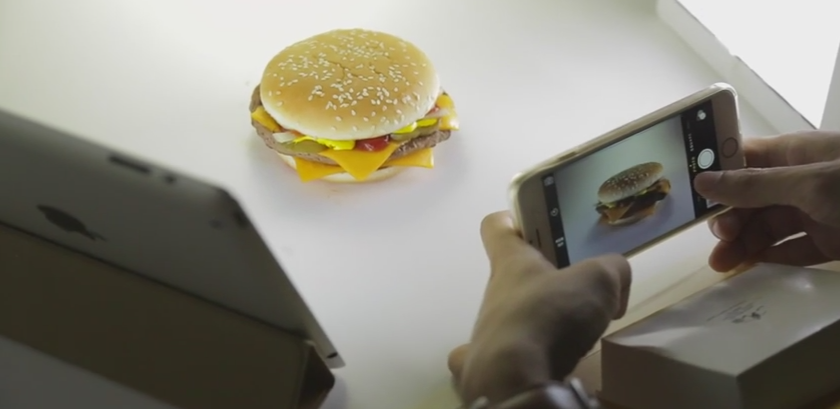 Smartphone FoodPorn Burger
