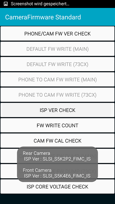 Galaxy S6 SLSI S5K2P2 FIMC IS Sensor